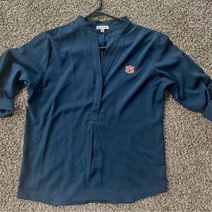 Auburn University Navy Blue Blouse